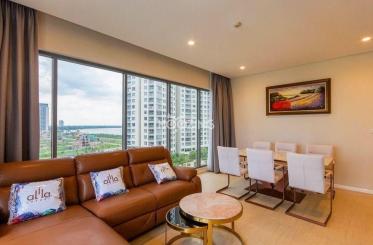 Cho thuê căn hộ 3 phòng ngủ Đảo Kim Cương, tháp Hawaii, nội thất đẹp, view sông...