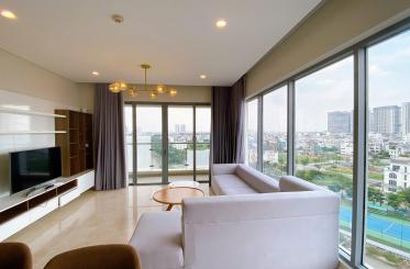 Cho thuê căn hộ 3 phòng ngủ Diamond island, nội thất đẹp, view sông, giá tốt