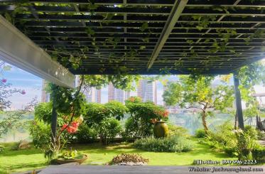 Bán căn hộ 3 phòng ngủ có sân vườn, view sông, Đảo Kim Cương Q.2